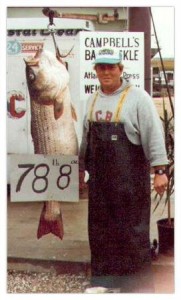 78lb 8oz World Record Striped Bass Caught By Al McReynolds